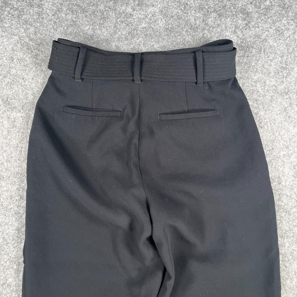 Wilfred Tie Front Pants Women's Size 4 Black Stretch‎ Relaxed Fit - Picture 12 of 13
